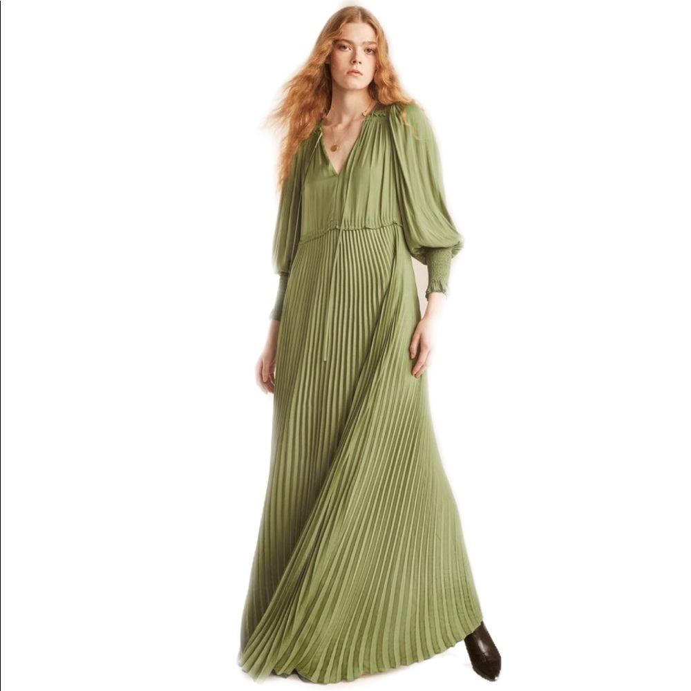 Rebecca Taylor Green Maxi Dress
